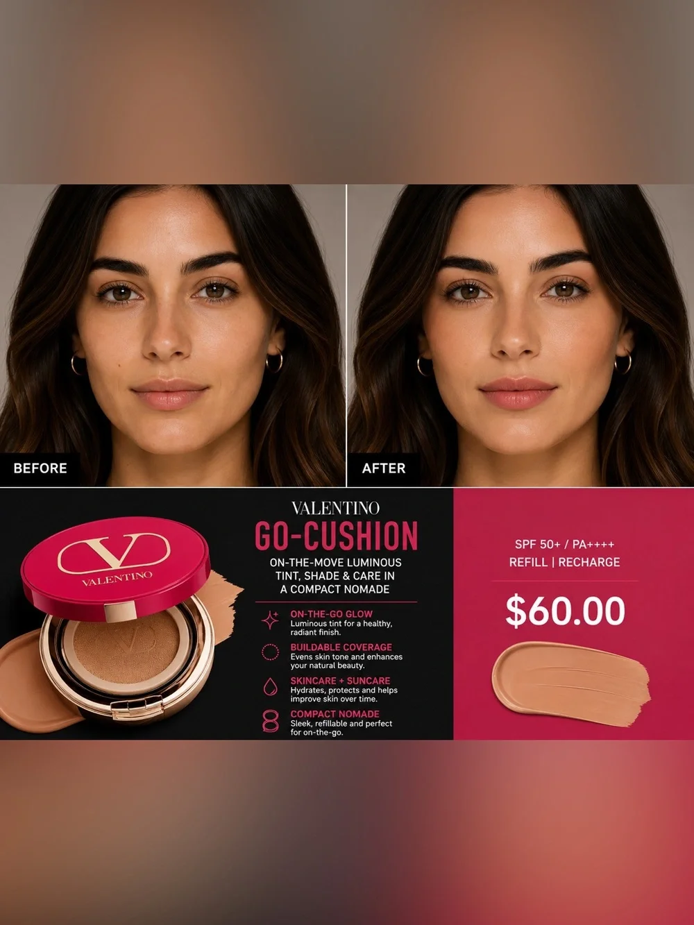 Valentino Go-Cushion Compact -SPF 50